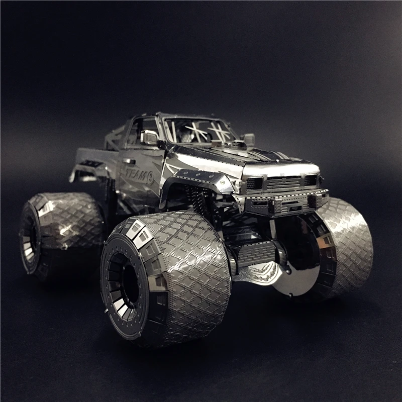Ceny MMZ MODEL pekin nanyuan 3D metalowe zestaw modeli do składania OFF ROADER AUTO Wrangler Model montażu DIY 3D laserowo wycinane Model puzzle samochodu zabawki dla dla dorosłych