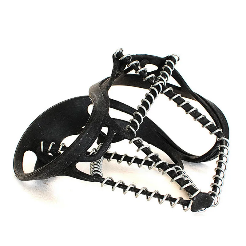 

Outdoor spring simple crampons winter non-slip shoe cover hiking shoes nail silicone snow claws out