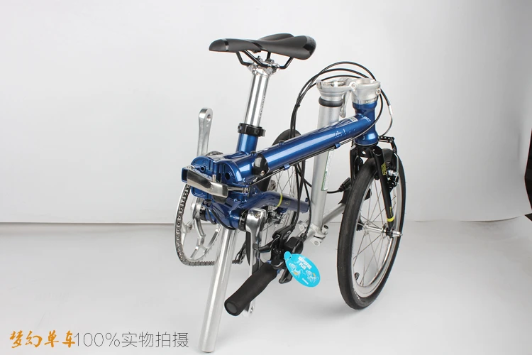 Clearance Ultra-light 9-speed chrome-molybdenum steel folding bike High quality Cost-effective bicycle Retro travel driving leisure BMX 2