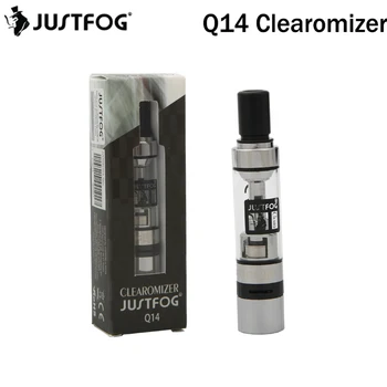 

Original Justfog Q14 Tank 1.8ml Clearomizer With Justfog Coil 1.6ohm for Q14 Compact Kit E Cigarette Atomizer Vs Q16 TanK Vape