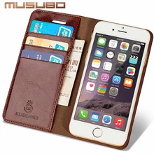 Musubo телефон Case для iPhone 7 Plus Натуральной Кожи Класса Люкс случаи Обложка для apple iphone 6 plus 6s 5 5S SE Флип случаях чехол на айфон 4s 4 чехол на айфон 5s 5 SE чехол на айфон 6 Plus 7 Plus cases
