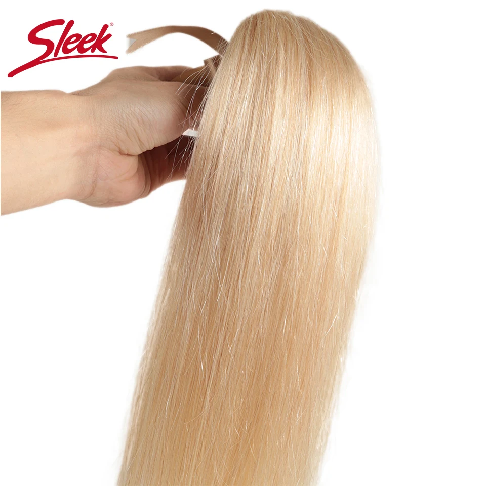 10 To 26 Inches Remy Brazilian Straight Hair Weave Bundles Natural Straight Human Hair Extension Honey Blonde P27/613 human hair extensions human hair bundles