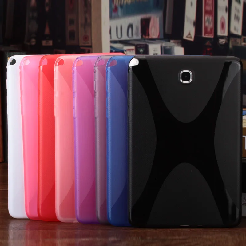 X Line Soft Silicon Rubber TPU Gel Skin Cover Tablet Protector Case For
