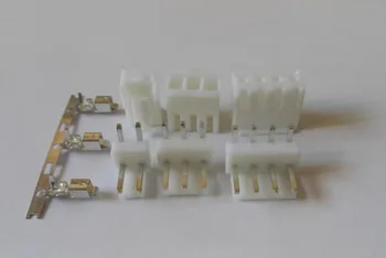 

VH3.96 3.96mm 2P 3P 4P 5P 6P 8P 10P 12PIN connectors curved needle kits set: plug + socket + terminal 100set/1LOT