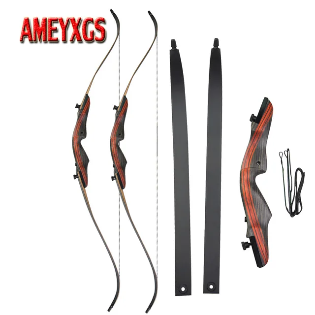  US $82.48 1set Archery 62inch Recurve 50lbs Draw Weight Right Hand American Hunting Shooting 