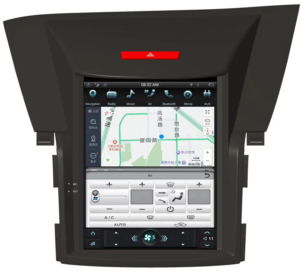 Автомагнитола Tesla 2 + 32 ГБ 10 4 дюйма Android GPS для Honda CRV 2012 2018|Мультимедиаплеер авто| |