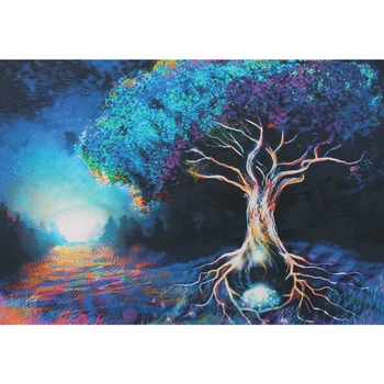 

5D DIY Full Drill Diamond Painting Starry Sky Tree Pattern Neddlework Cross Stitch Diamond Embroidery Wall Stickers