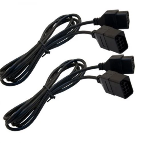 2x New 6 Foot Controller Cord Extensions for Nintendo NES -- 6' Ft. Cable | Электроника