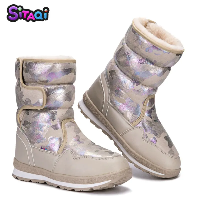 Camouflage Winter Style Full plus maat 27 tot 41 Snow Boot Camouflage Winter Style Full plus maat 27 tot 41 Snow Boot