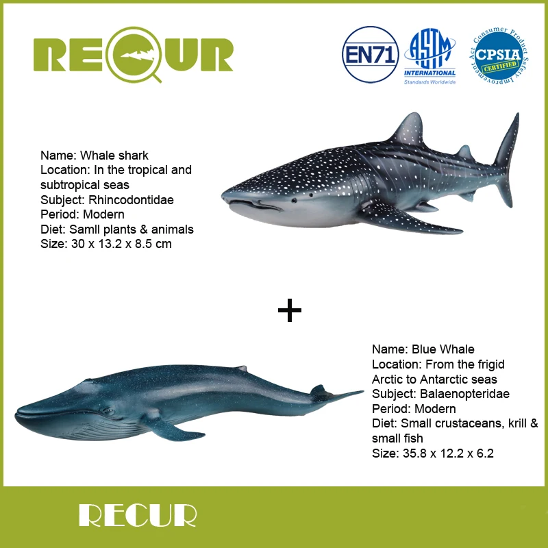 2 шт./лот повториться Whale Shark морской жизни синий кит модель высокая моделирования