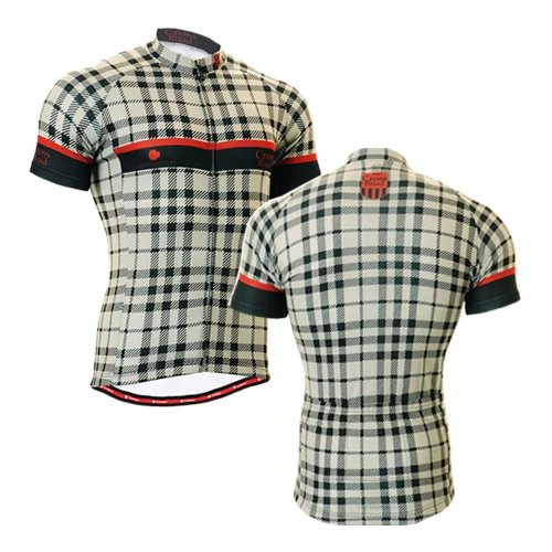 

2016 England cycling jerseys bike checked printed riding biking jersey short sleeve shirts clothes for summer
