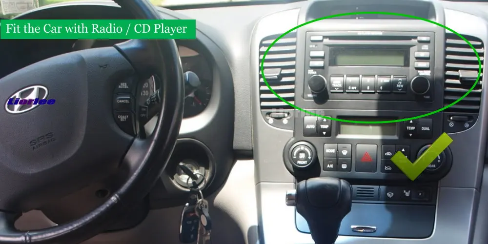 Cheap Car DVD Player For Hyundai Entourage 2006~2009 IPS LCD Screen GPS Navigation Android System Radio Audio Video Stereo 4