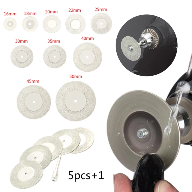 16 50mm 5pcs Mini Cutting Disc for Rotory Accessories Diamond Grinding Wheel Rotary Tool