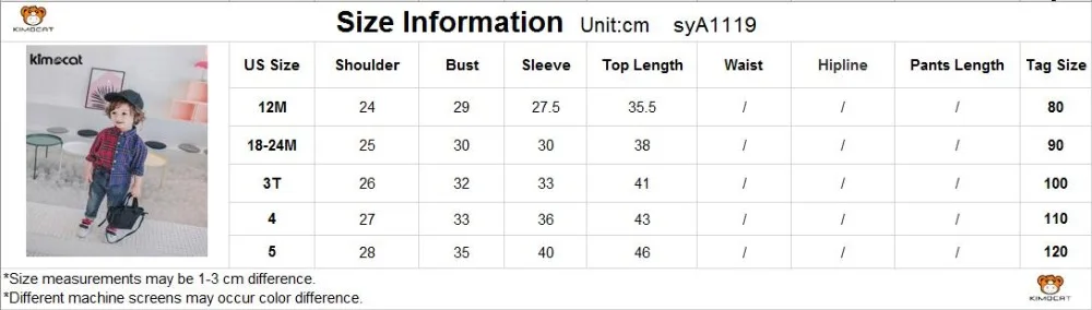 Kimocat/Новые Детские рубашки для мальчиков Модная классическая Повседневная клетчатая одежда из хлопка для мальчиков на весну-осень, одежда для 12 мес.-5 лет