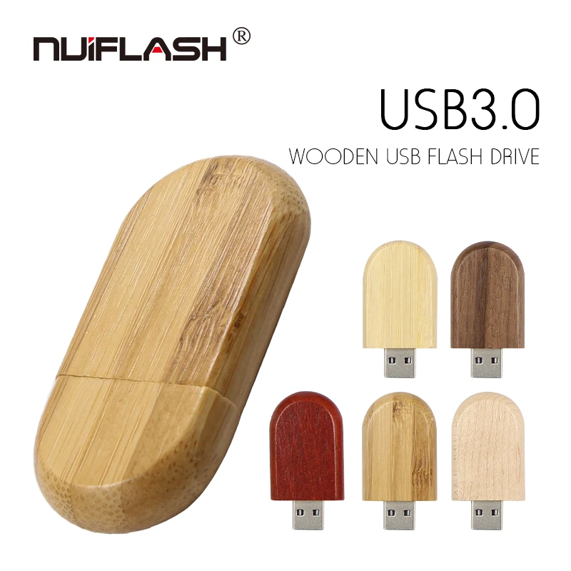 Nuiflash деревянный USB флеш-накопитель 32 г 64 г 128 г USB 3,0 флеш-накопитель карта памяти устройство хранения U диск