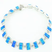 Опт и розница, Модный Белый огненный опал, браслет, 925 пробы, серебряные ювелирные изделия для женщин, BNT1522001