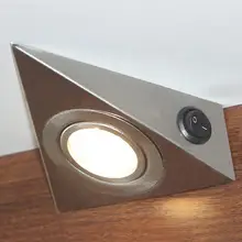 HobbyLane Triangle Cabinet LED Lamp Perfect for Cupboard Bathroom Lighting Cabinet Light Kitchen Lamp Bedroom Corridor Light