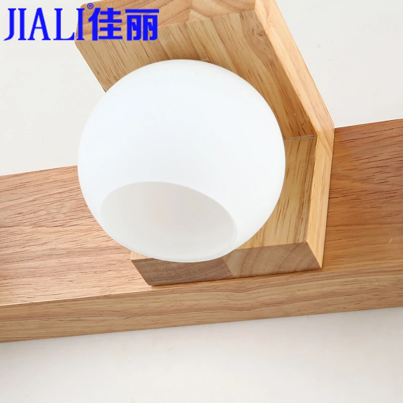 Belle Ikea Hout Led Make Up Spiegel Licht Badkamer Vanity Lights