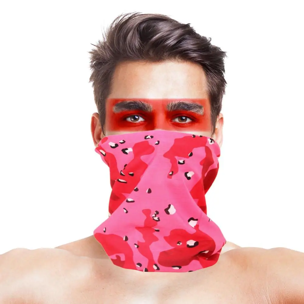 High-Jump Camouflage Hiking Scarves Bandana Men Women Face Mask Tactical Outdoor Magic Headwear Camping Hiking Neck Warmer Scarf