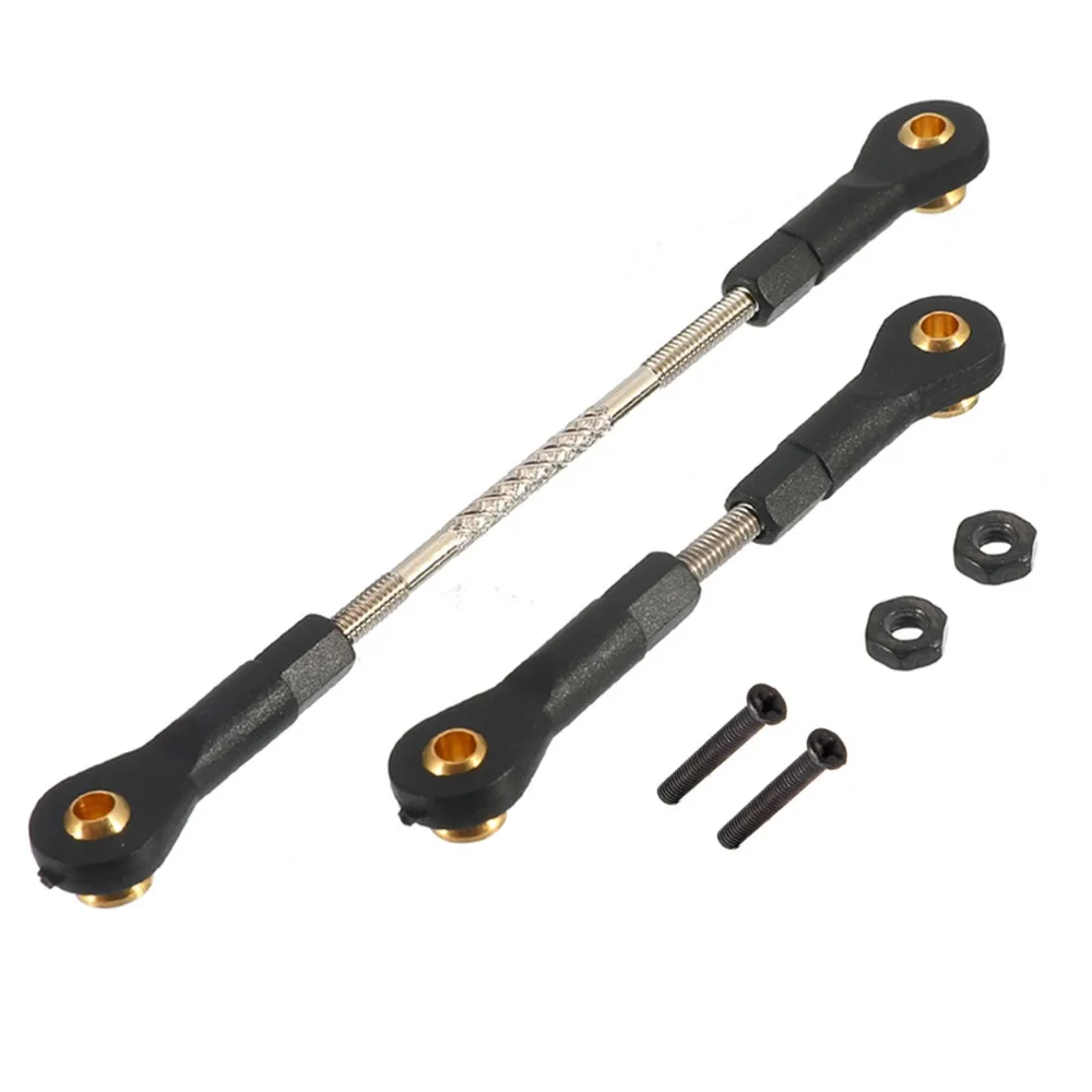 

1 Set Steering Pull Rod Upgrade Metal Modification For WPL RC Car Servo Rod Spare Part Durable
