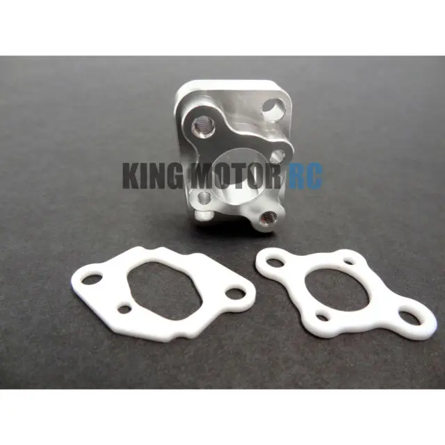 Aluminum Intake Spacer fits 23cc to 30.5cc Engine HPI ajia 5T 5B 2.0