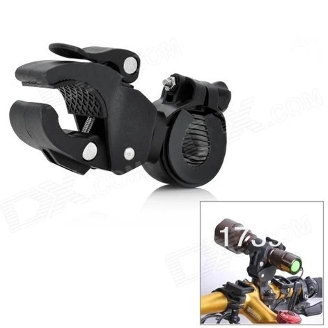 Universal Flashlight Bike Mount Rotatable Bicycle Torch Holder Clamp for Outdoor