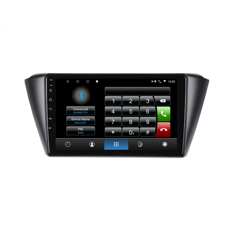 Cheap 9" 4G RAM 2.5D IPS 8 core Android 8.1 Car DVD Multimedia Player GPS For Skoda Fabia 2015 2016 2017 audio car radio navigation 3