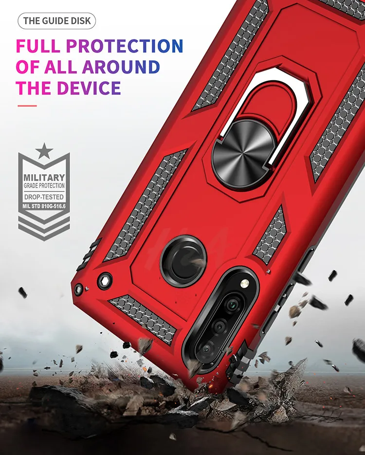 ZNP противоударный защитный чехол для телефона huawei P30 Pro P30 Lite подставка с магнитным кольцом чехол для huawei P Smart чехол s Coque