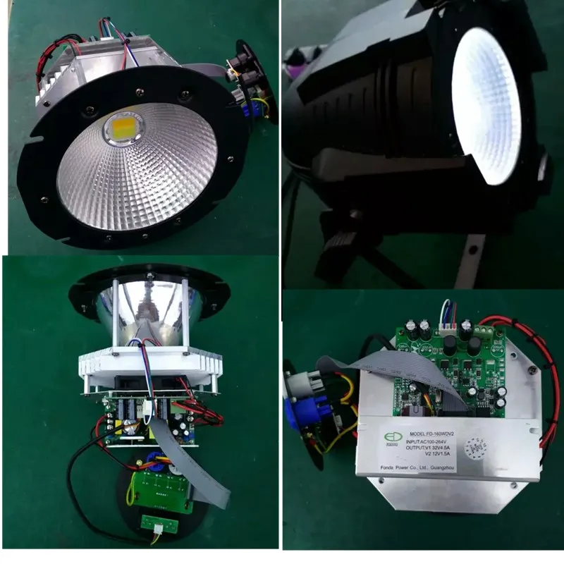 Профессиональный Сценический светильник ing UV Black COB светодиодный Pan Can RGBWA + Par64 6 в 1