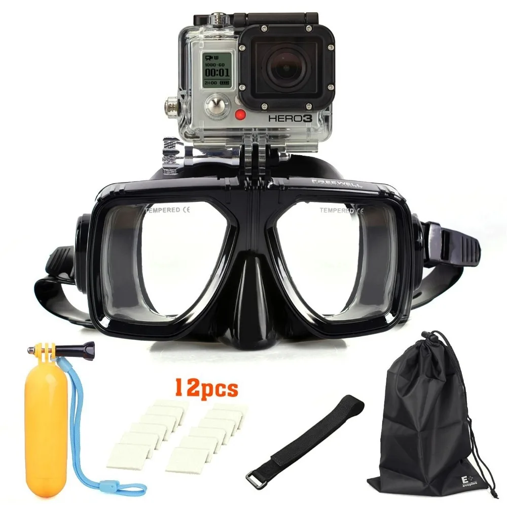 Free Shipping Gopro Accessories kit diving mask for gopro SJ4000 SJ5000