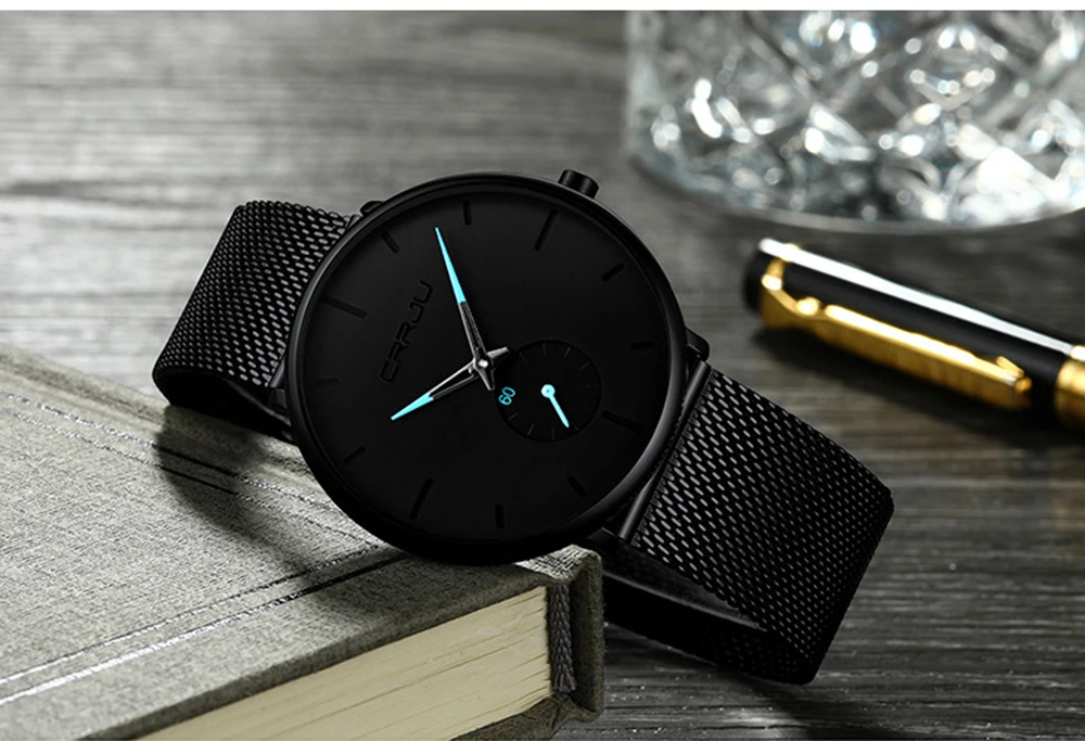 Мужские часы Топ бренд класса люкс Relogio Masculino ультра-тонкие наручные часы Мужские часы Часы erkek kol saati reloj hombre