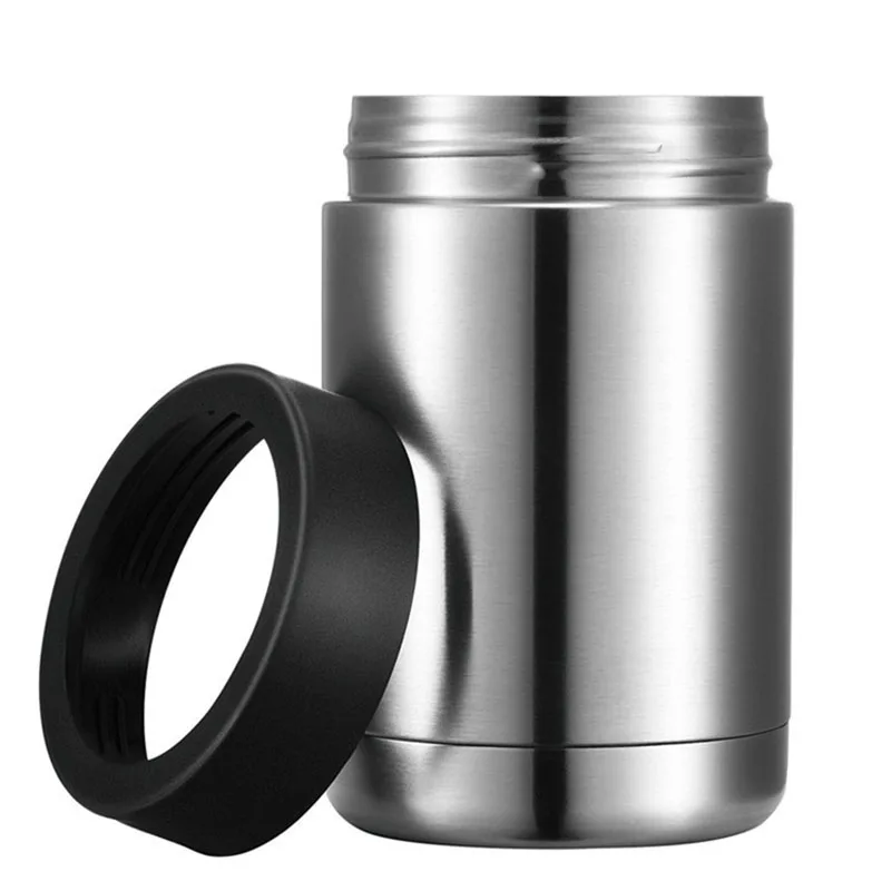 

12oz Standard Can Tumbler Cold Keeper Stainless Steel Double-Wall Vacuum Insulated Cooler Beer Bottle Keeper Bar Accessories