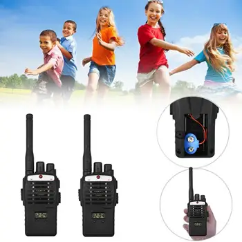 2018 New 2Pcs Wireless Walkie Talkie Children Kids Electronic Interphone Intercom Toy Set 1