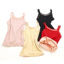 20180 двойной утолщение утолщенной нижнее белье осень зима дна бесшовные подтяжки для женщин жилет 1 шт