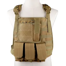 WST Molle военный боевой жилет Регулируемый 600D Шифрование Polyes уличные очки для страйкбола Пейнтбол жилет для охоты более 14 лет