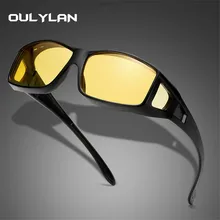 Oulylan, очки ночного видения, очки для мужчин и женщин, анти-Дальний свет, блики, фары для вождения, многофункциональные, песочные, водительские солнцезащитные очки