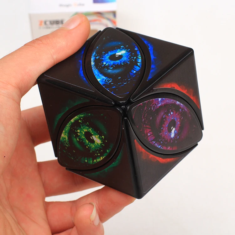 

New ZCUBE LVY Cube evil eye Strangeshape Speedcube Professional Magic Cube Puzzle Learning&Educational Cubo magico Children Toys