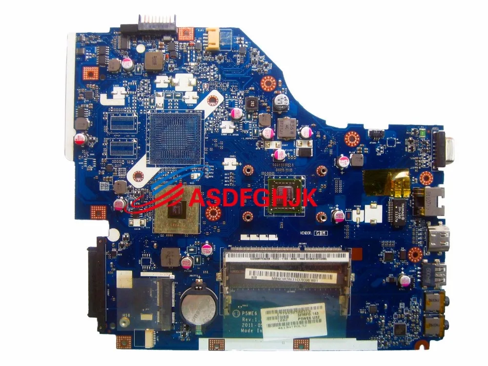MB.NCV02.001 P5WE6 LA-7092P для ноутбука Acer Aspire 5253 eMachines E644 Материнская плата 100% TESED OK |