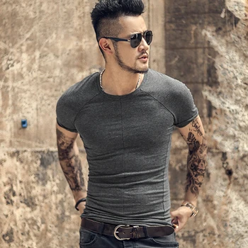 

brand 2018 new fashion summer t shirt men o-neck cotton comfortable t-shirt Casual tshirt homme Short sleeve clothing