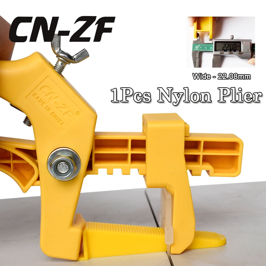 1 Tile Leveling Nylon Pliers CN-ZF Installation Ceramic System Flat
Hand Tool Tiling Floor Wall Locator Flooring For level Tiles