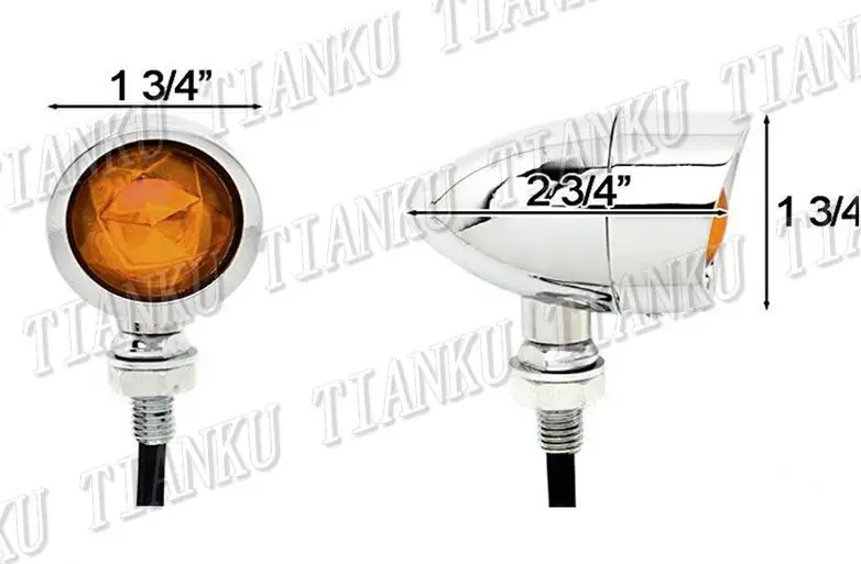 Хромированный металлический поворотник для Honda Shadow Spirit Saber Aero ACE Steed VLX 400 600 1100 DLX