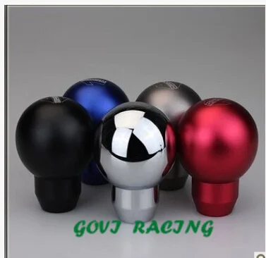 Aluminio Universal Negro car Gear shift Knob munual Shifter perilla palanca Cambio de engranaje perilla coche de estilo Aluminio Universal Negro car Gear shift Knob munual Shifter perilla palanca Cambio de engranaje perilla coche de estilo