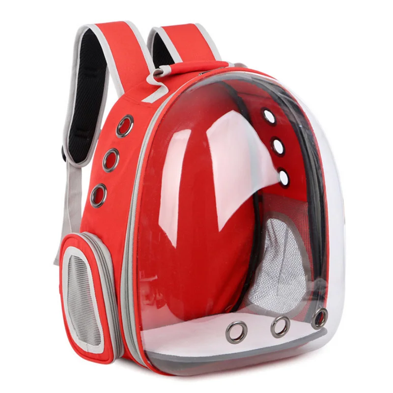 Beste Snelle Verzending Hond Backpack Pet Carrier Transparante Ruimte Huisdier Rugzak Draagbare Ademend Rugzak Voor Kat Pet Travel Carrier