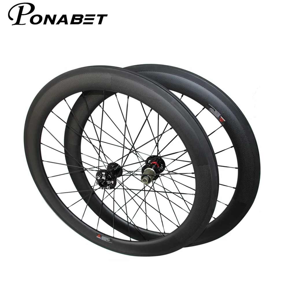 Excellent 25mm Width U Shape 700C Carbon Novatec Road Disc Brake Wheelset Hub 60mm Clincher Wheels Cyclocross Bicycle 0