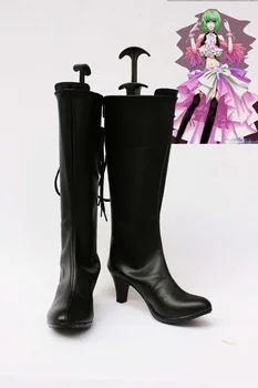 

Custom Made Japanese Anime Vocaloid Sandplay Singing Of The Dragon Gumi Cosplay Shoes Long Boots For Christmas