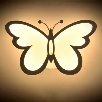 

Butterfly Modern Wall Lamp 12W Acrylic Butterfly LED Wall Lights for Home Decoation Living Room Corridor Bedside Light Fixtures