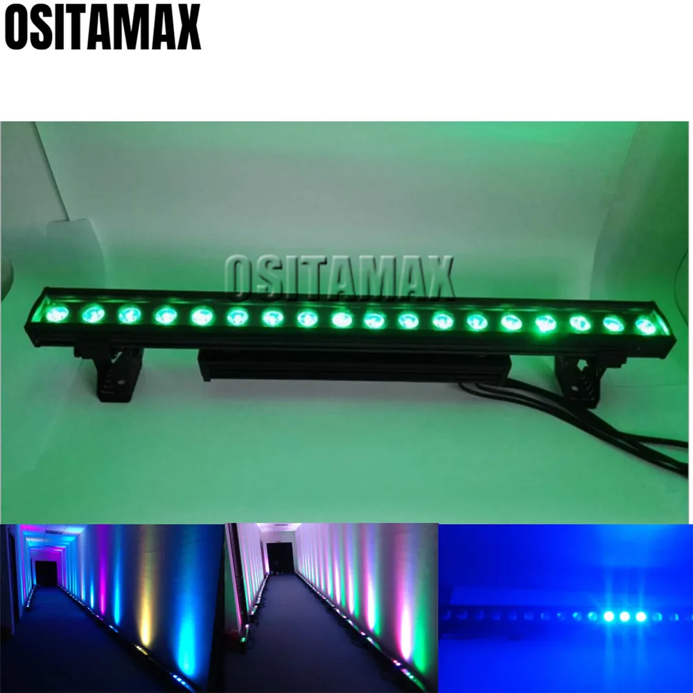 

Free Shipping Waterproof LED Wall Washer Light 18x10w Party Disco Lights RGBW 4IN1 Outdoor LED Lamp Flood Light IP65 Wall Washer