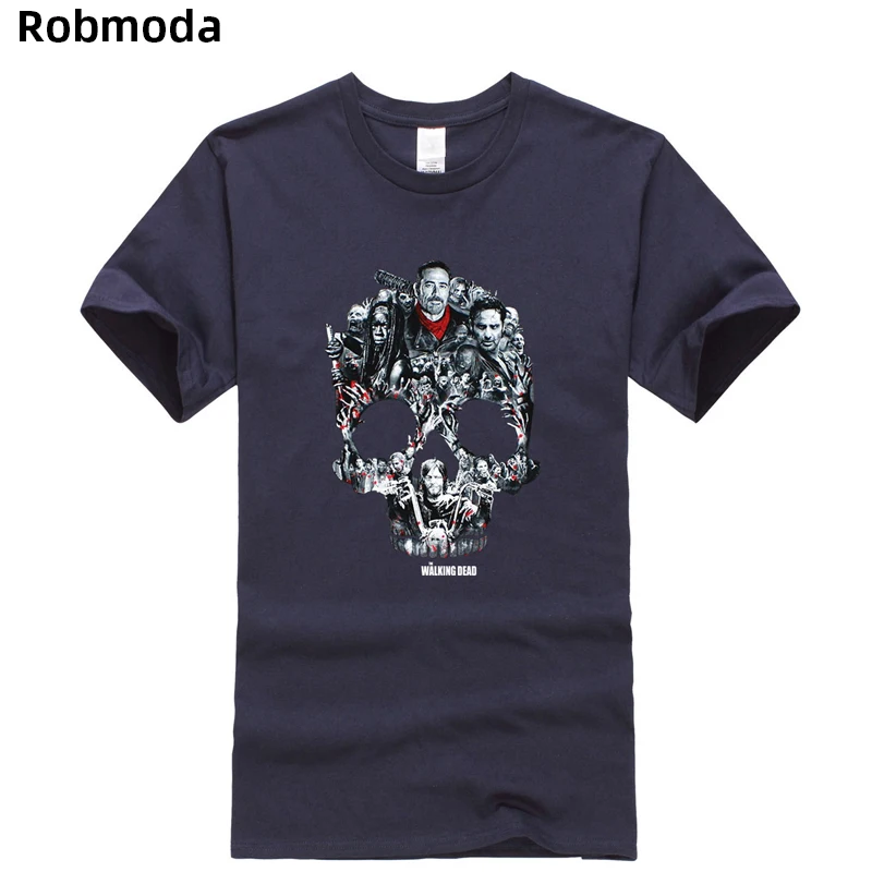 

skull punk Metal rock man's Fitness Bodybuilding tshirt Summer 100% cotton black horror t shirts ajax funny Man's tshirt Hollow
