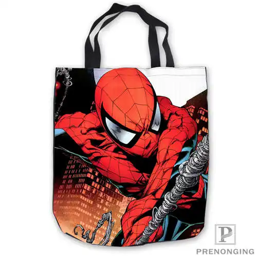 

Custom Canvas Amazing-Spider-Man Tote Shoulder Shopping Bag Casual Beach HandBag Daily Use Foldable Canvas #180713-08-9