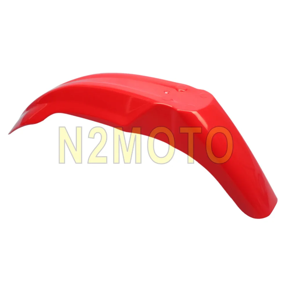 

Motorcycle Red Front Fender Mudguard Universal for Honda CRF CBR KLX YZF DRZ CR CRF DT RMX